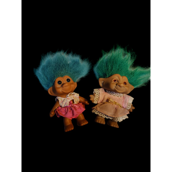 Vintage Troll dolls collection of 2 - Picture 1 of 3